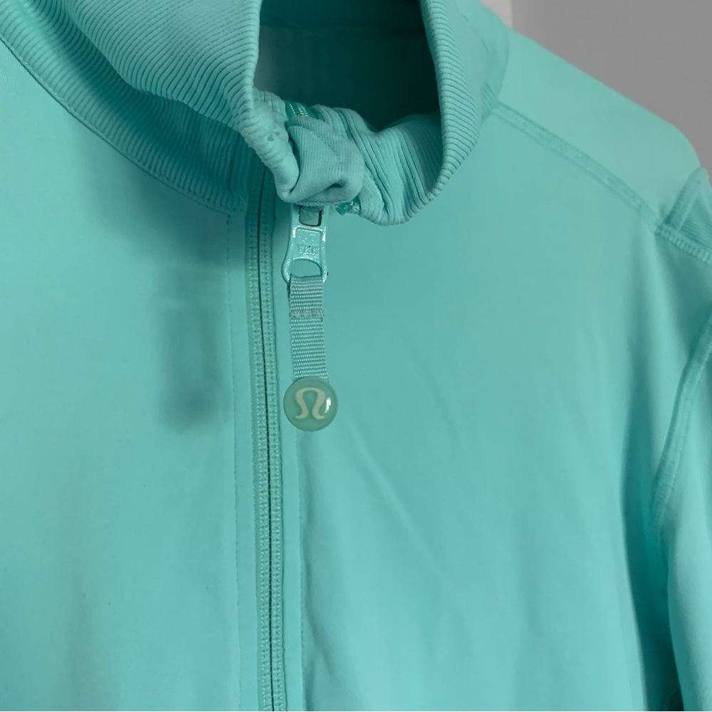 Lululemon Raja Reversible Jacket Teal Mesh Size 8 - Picture 3 of 8